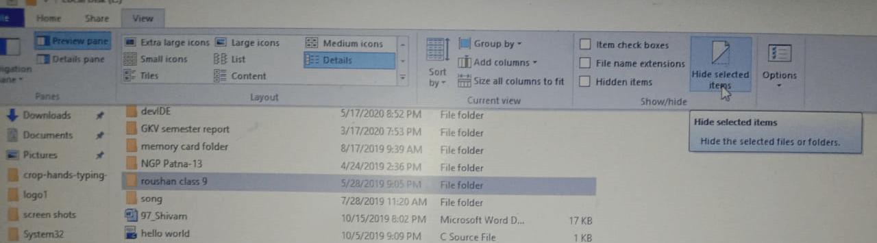 hide folders windows 10 hide folders windows 10
